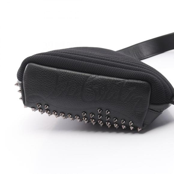 Christian Louboutin Waist Body Funky Leather Bag Black - Picture 5 of 5